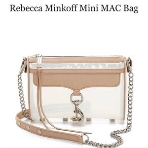 Rebecca Minkoff Transparent Chain Strap Crossbody Bag